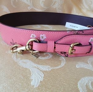 Coach Floral Print Strap